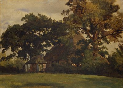 Farmhouse in Sierhagen, 1861 by Louis Gurlitt